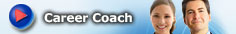 Career Coach and faces of two students